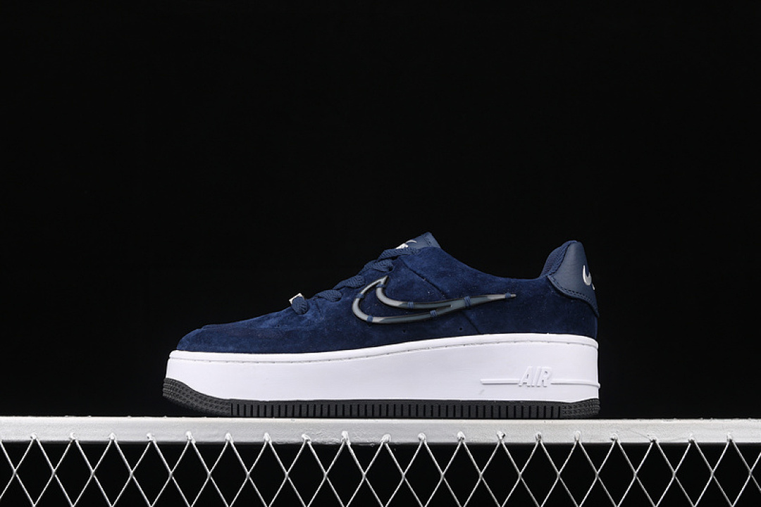 Nike [CI3482-101]-[AIR FORCE 1 SAGE LOW NAVY BLUE/WHITE/NAVY BLUE]-[WOMAN:36-40], photo 1