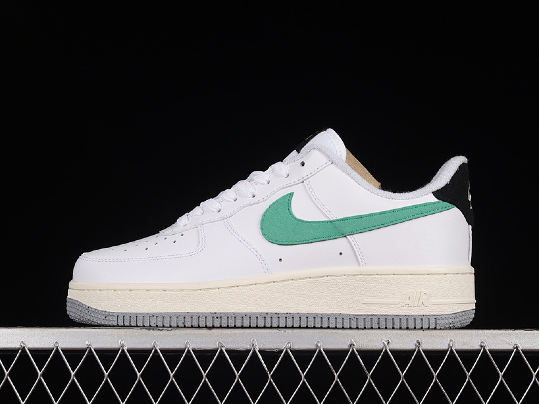Nike [DR8593-100]-[AIR FORCE 1 LOW SUMMIT WHITE/MALACHITE-BLACK-CITRON TINT]-[UNISEX:36-45], photo 1