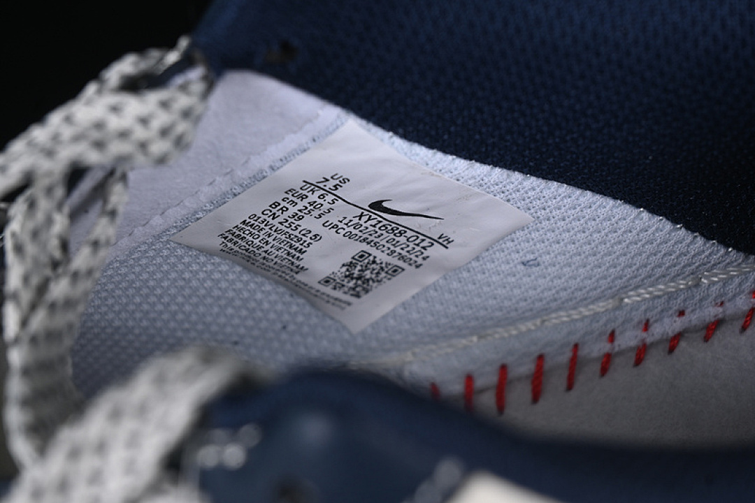Nike [XS1958-524]-[AIR FORCE 1 07 LOW SUPREME WHITE/BLUE/GREY]-[WOMAN:36-39]-[MAN:40-45] - Image 6