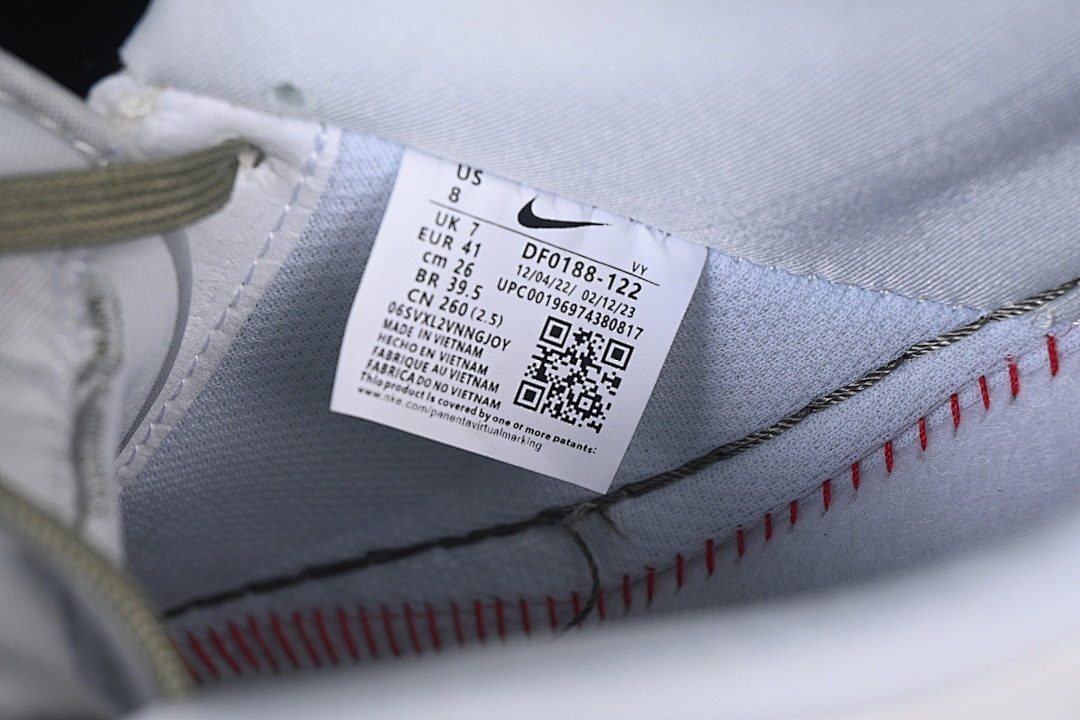 Nike [DF0188-122]-[AIR FORCE 1 07 LOW CASUAL SNEAKERS BEIGE/GREEN]-[WOMAN:36-39]-[MAN:40-45] - Image 6