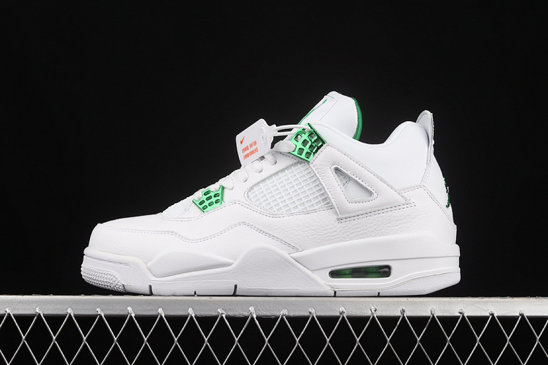Jordan [CT8527-113]-[AIR JORDAN 4 RETRO GREEN METALLIC WHITE/PINE GREEN/METALLIC SILVER]-[MAN:40-46], photo 1