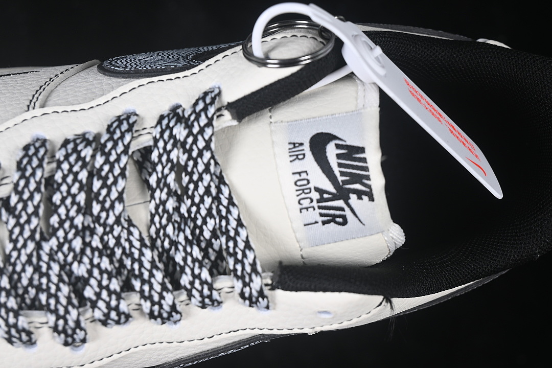 Nike [GS2288-006]-[AIR FORCE 1 07 LOW CASUAL SNEAKERS WHITE/BLACK]-[WOMAN:36-39]-[MAN:40-45] - Image 8