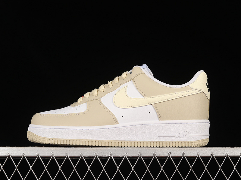 Nike Nike AIR FORCE 1 LOW 07 WHITE/LIGHT KHAKI/BLACK · DZ2771-211, photo 1