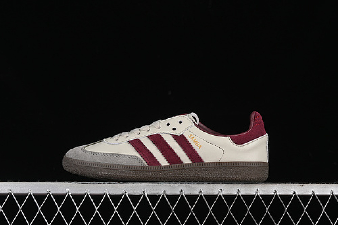 Adidas Adidas SAMBA OG PUTTY GREY/MAROON/GOLD METALLIC · ID1482, photo 1