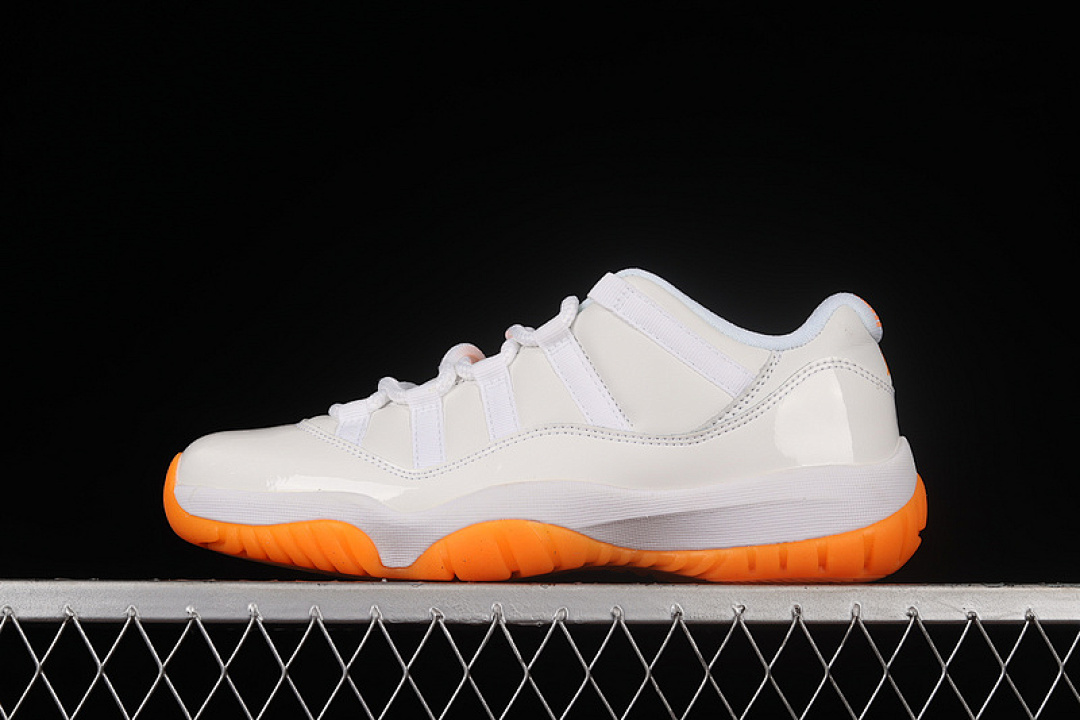 Jordan AIR Jordan 11 RETRO LOW WHITE/BRIGHT CITRUS · AH7860-139, photo 1