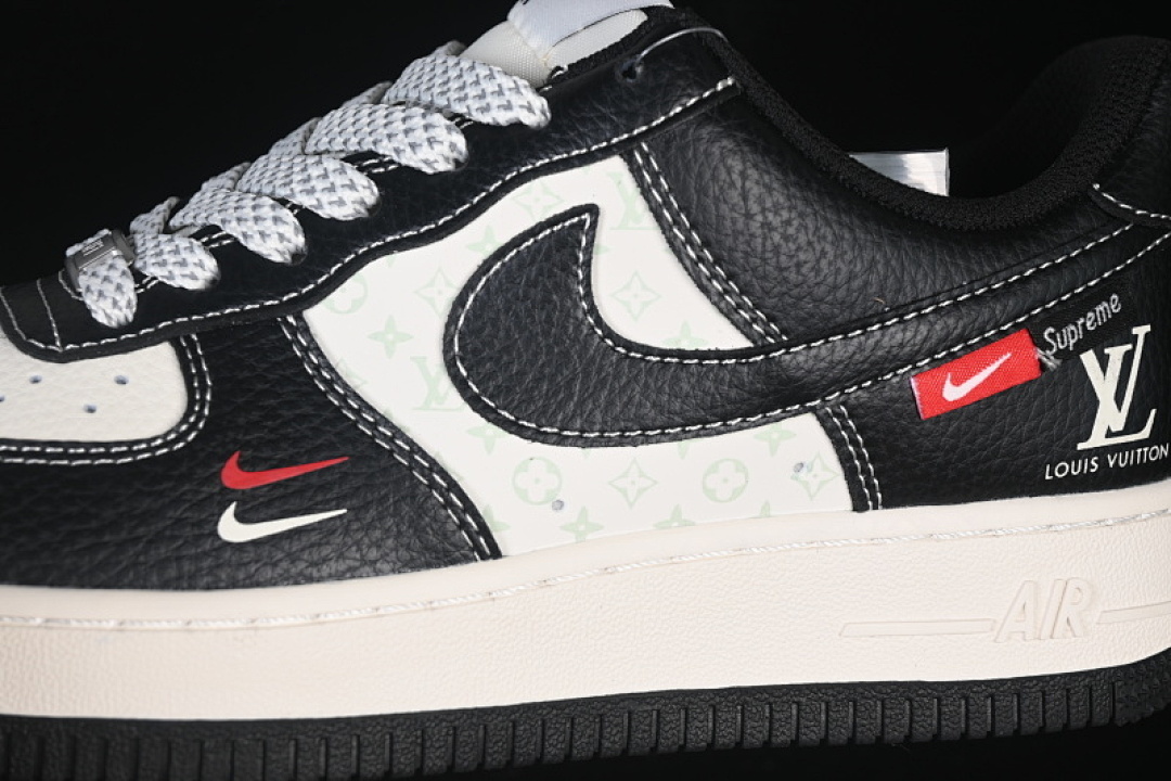 Nike [MZ9588-813]-[AIR FORCE 1 07 LOW WHITE/BLACK]-[WOMAN:36-39]-[MAN:40-45] - Image 8