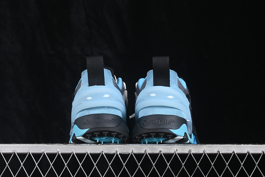 Unbranded [VIRGIL ABLOH CO BRANDED RETRO RUNNING SHOES SKY BLUE/BLACK]-[WOMAN:36-39]-[MAN:40-47] - Image 12