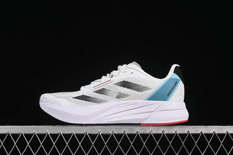 DURAMO SPEED M CLOUD WHITE/CORE BLACK/LUCID CYAN · IE9674, photo 1