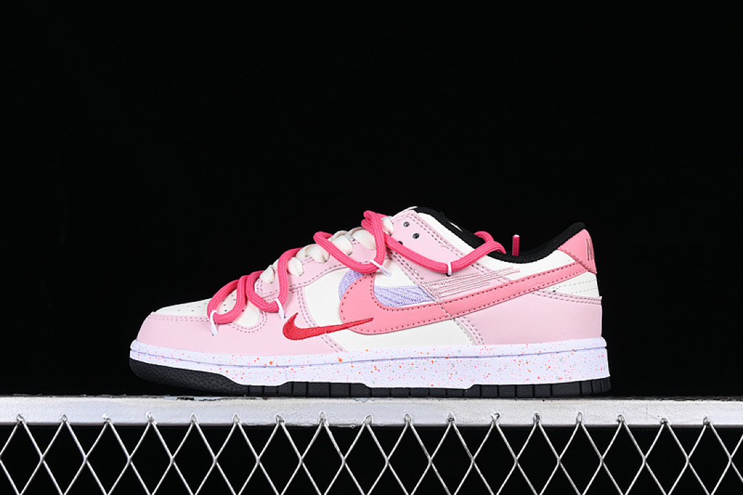 Nike DUNK LOW MULTI COLOR WHITE/PINK · FD4623-131, photo 1