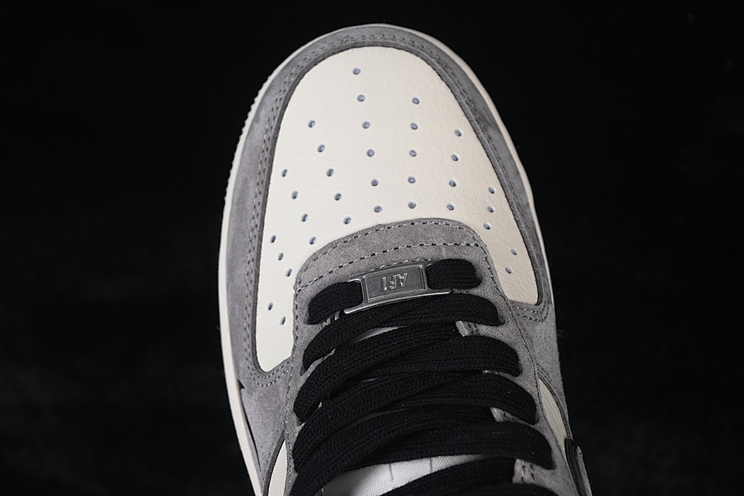 Nike [XD9314-611]-[AIR FORCE 1 07 LOW WHITE/GREY/BLACK]-[WOMAN:36-39]-[MAN:40-45] - Image 10