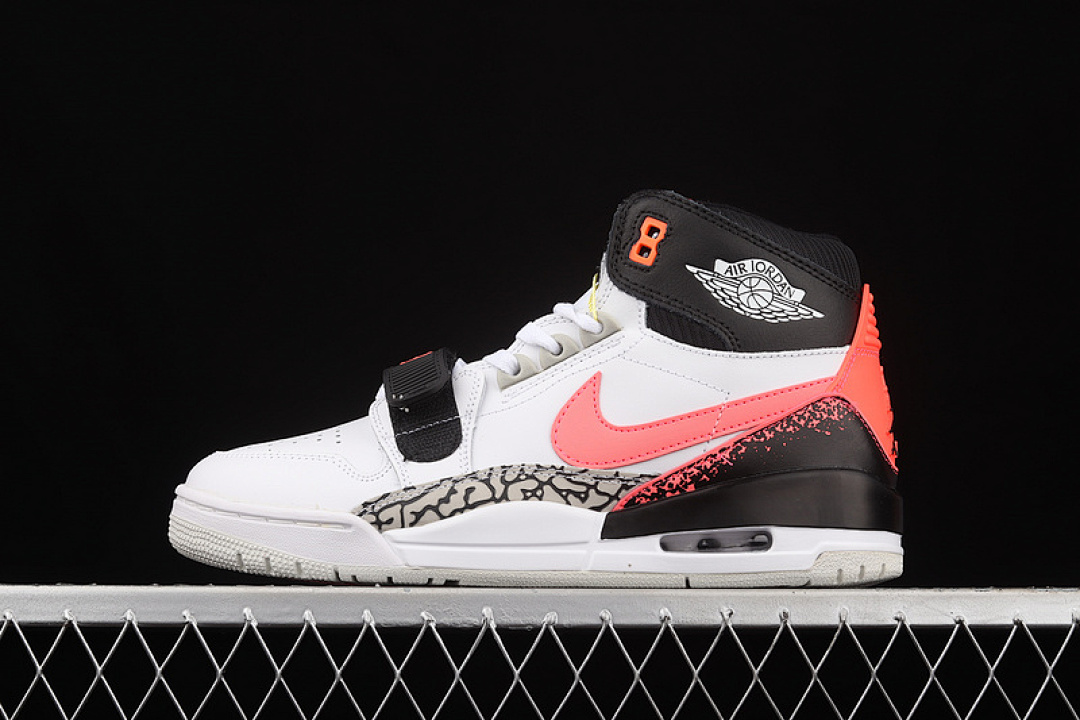 Jordan [AQ4160-108]-[JUST DON X JORDAN LEGACY 312 HOT LAVA WHITE/HOT LAVA-BLACK-ZEN (GREY]), photo 1