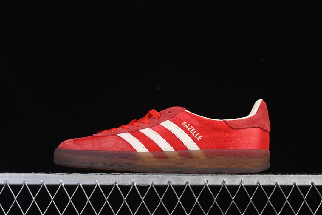 Adidas GAZELLE INDOOR RED/BETTER SCARLET/CREAM WHITE · JS1411, photo 1