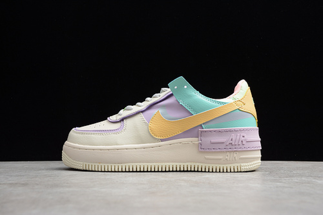 Nike Nike [CI0919-101]-[AIR FORCE 1 SHADOW PALE IVORY/CELESTIAL GOLD-TROPICAL TWIST], photo 1