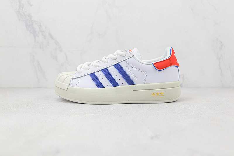 Adidas SUPERSTAR AYOON SHOES CLOUD WHITE/SOLAR RED/BLUE · GV9541, photo 1