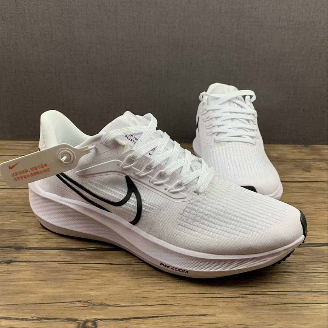 Nike [DH4071-101]-[AIR ZOOM PEGASUS 39 WHITE/WHITE/BLACK]-[WOMAN:36-39]-[MAN:40-45] - Image 12