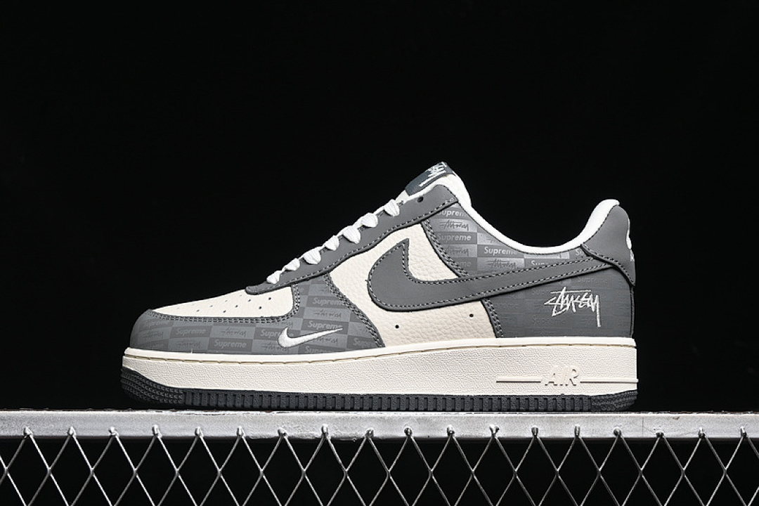 Nike [DF0180-008]-[AIR FORCE 1 07 LOW OFF WHITE/GREY]-[WOMAN:36-39]-[MAN:40-45], photo 1
