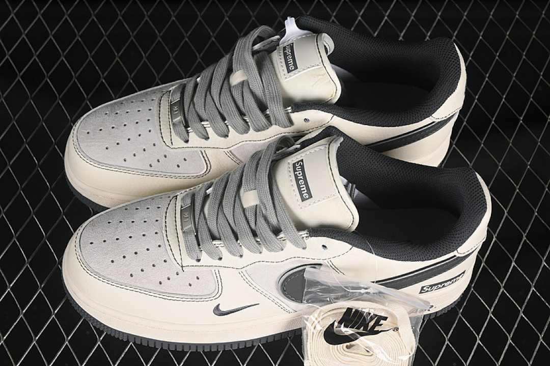 Nike [XZ6188-367]-[AIR FORCE 1 07 LOW SUPREME GREY/WHITE]-[WOMAN:36-39]-[MAN:40-45] - Image 11