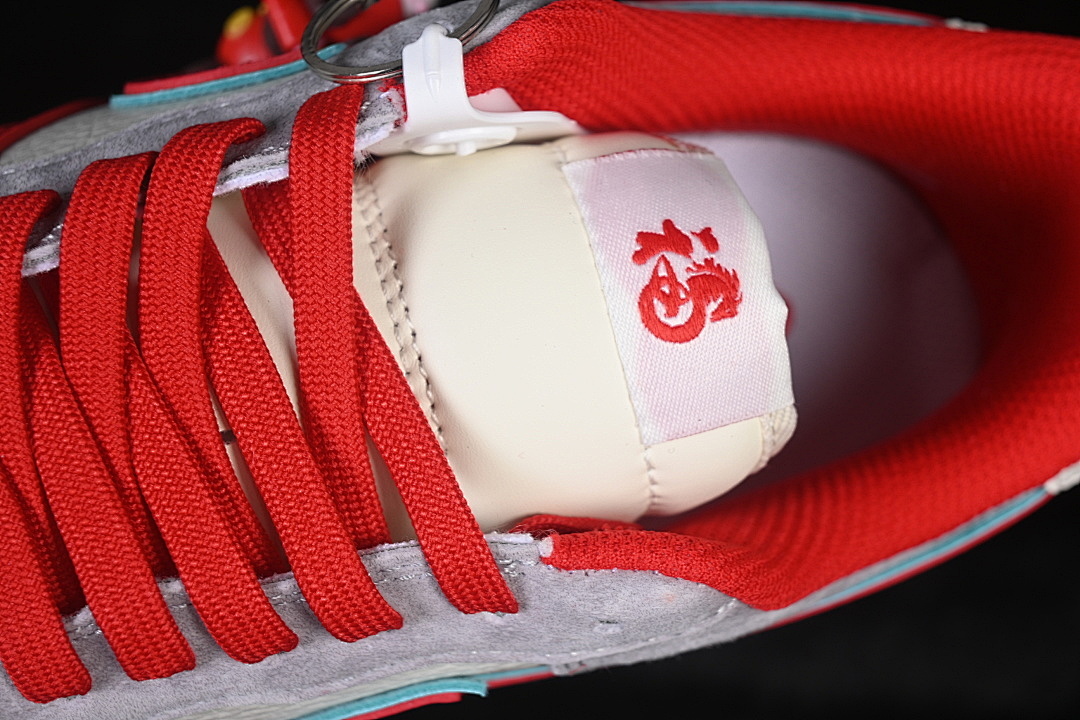 Nike [NH0601-520]-[AIR FORCE 1 07 LOW CASUAL SNEAKERS WHITE/RED/GREY]-[WOMAN:36-39]-[MAN:40-45] - Image 9
