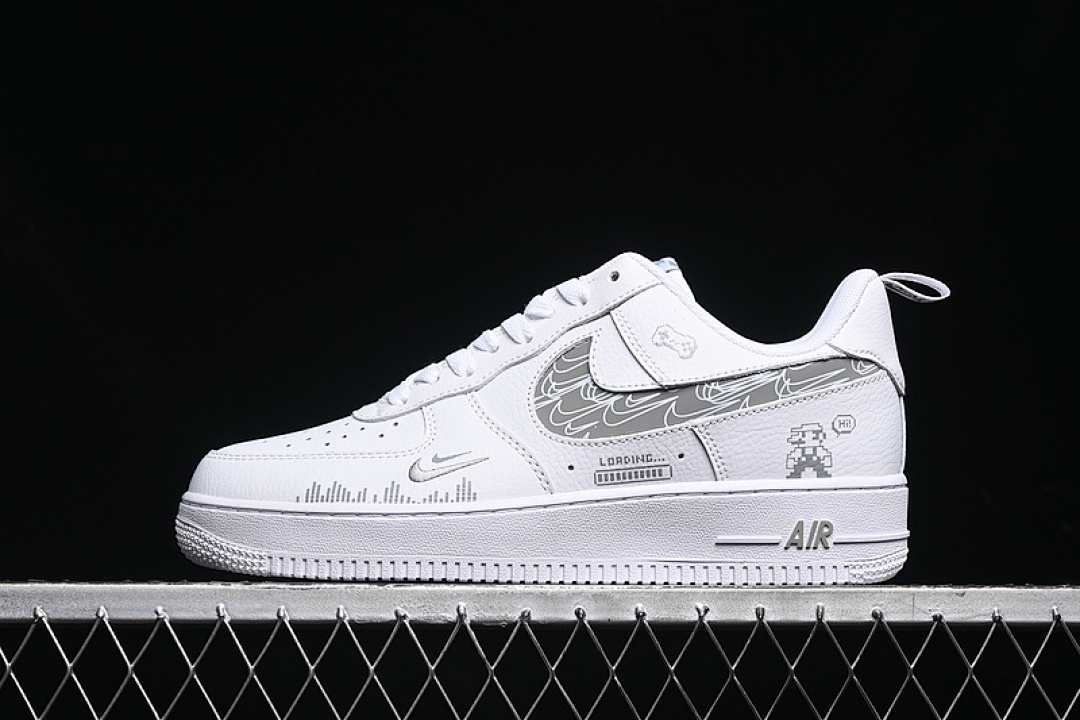 Nike Nike AIR FORCE 1 07 LOW MOSAIC WHITE/GREY · FB8971-030, photo 1