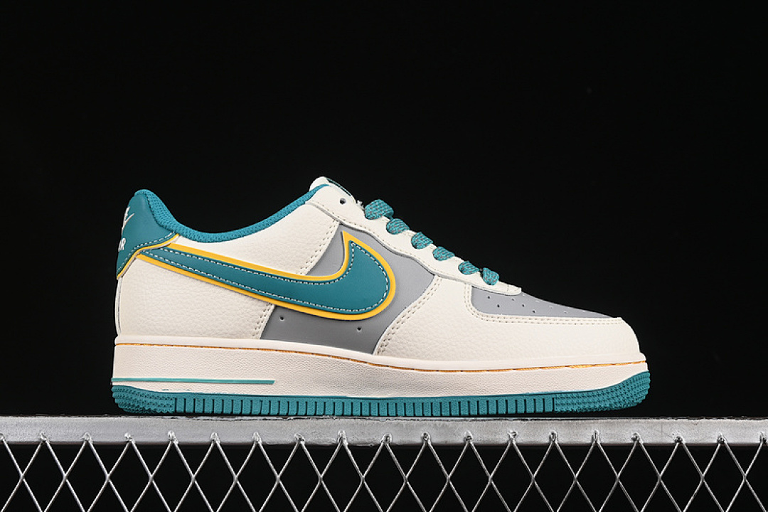 Nike [SS1168-208]-[AIR FORCE 1 07 LOW WHITE/GREY/BLUE]-[WOMAN:36-39]-[MAN:40-45] - Image 16