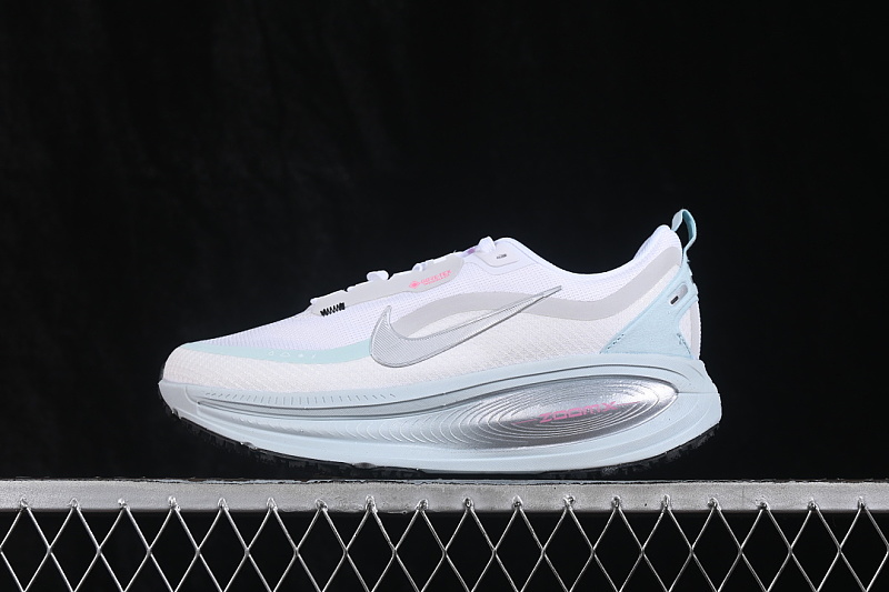 Nike Nike AIR ZOOM VOMERO 18 CASUAL RUNNING SHOES SILVER/BLUE · HQE98-002, photo 1