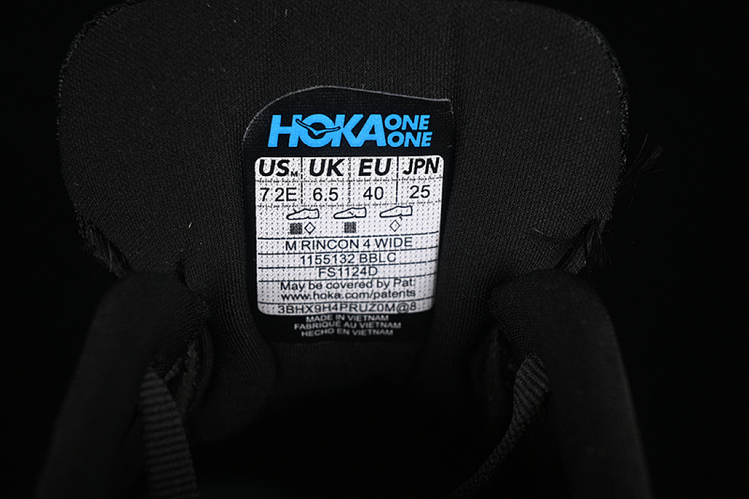 On Running [1155132 BBLC]-[HOKA ONE RINCON 4 BLACK]-[WOMAN:36-39]-[MAN:40-46] - Image 6
