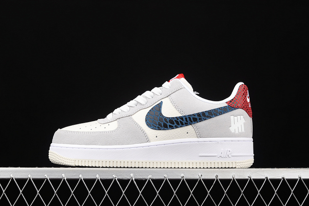 Nike [DM8461-001]-[UNDEFEATED X AIR FORCE 1 LOW 5 ON IT GREY FOG/IMPERIAL BLUE]-[UNSIEX:36-45], photo 1