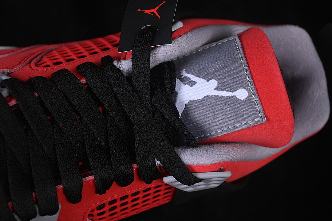 Unbranded [FQ8138-600]-[JORDAN 4 RETRO FIRE RED/WHITE/BLACK/CEMENT GREY]-[WOMAN:36-39]-[MAN:40-47.5] - Image 9