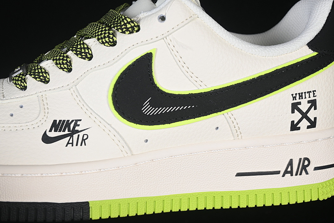 Nike [QW5836-023]-[AIR FORCE 1 07 LOW WHITE/BLACK/GREEN]-[WOMAN:36-39]-[MAN:40-45] - Image 8