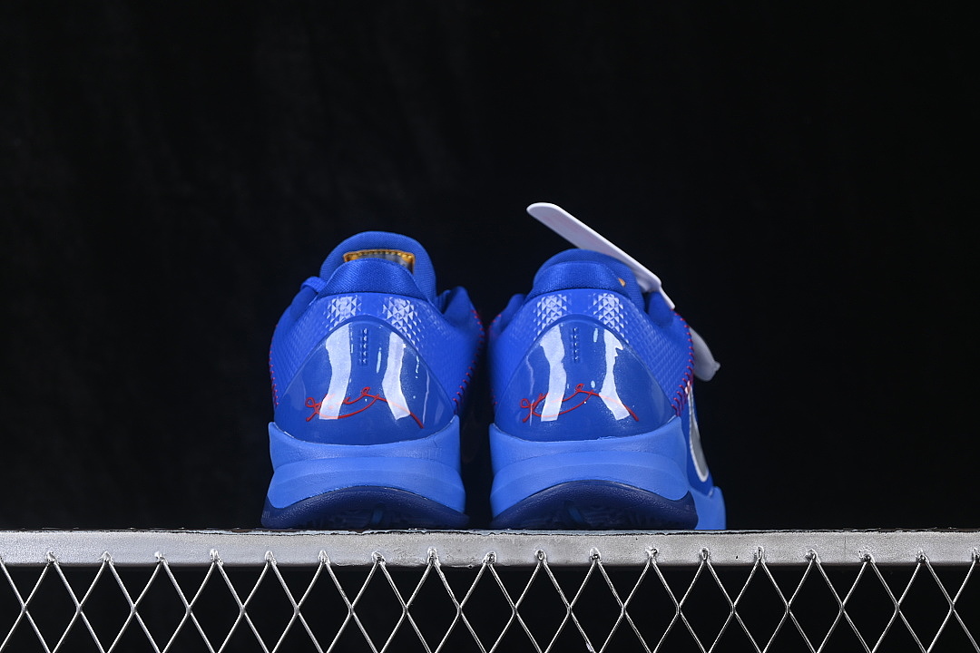 Nike [IO6256-400]-[ZOOM KOBE 5 CHAOS MEN'S BASKETBALL SHOES BLUE/DARK BLUE]-[WOMAN:39]-[MAN:40-47.5] - Image 14