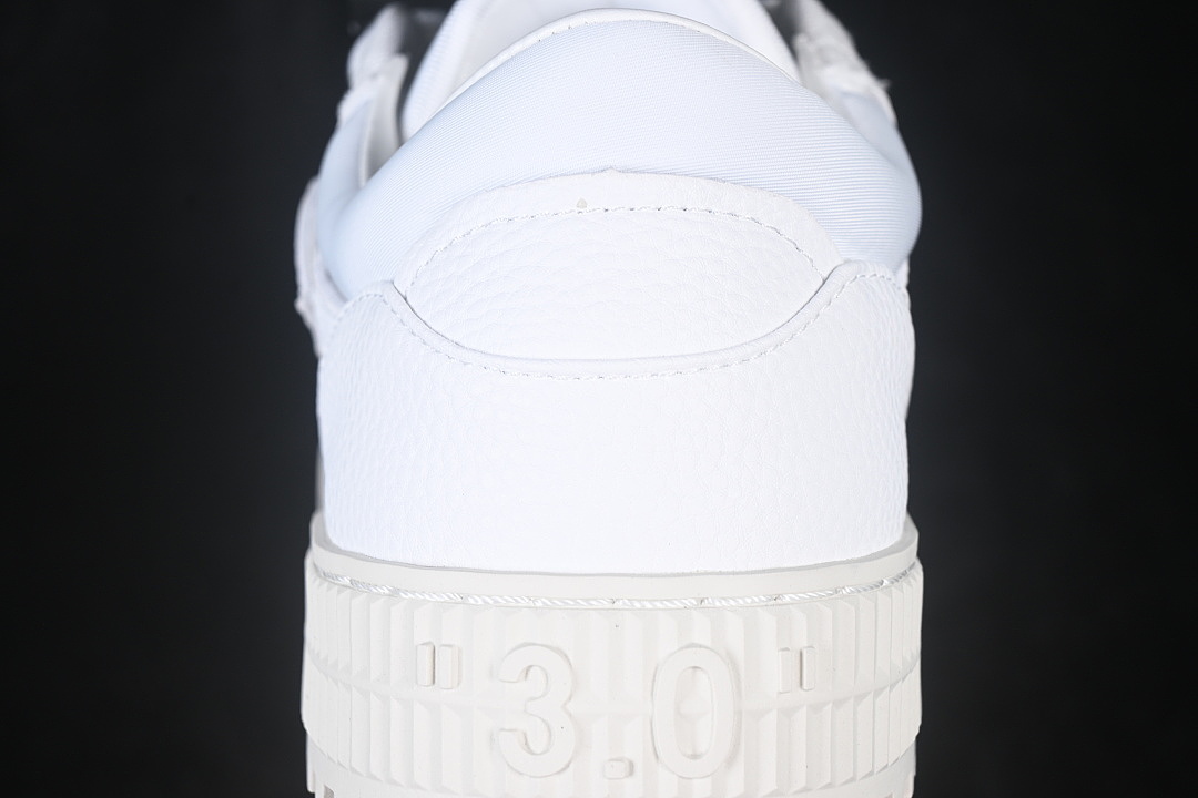 Unbranded [3.0 COURT ROUND TOED LACE UP CASUAL SNEAKERS WHITE/PURE WHITE]-[WOMAN:36-39]-[MAN:40-47] - Image 6