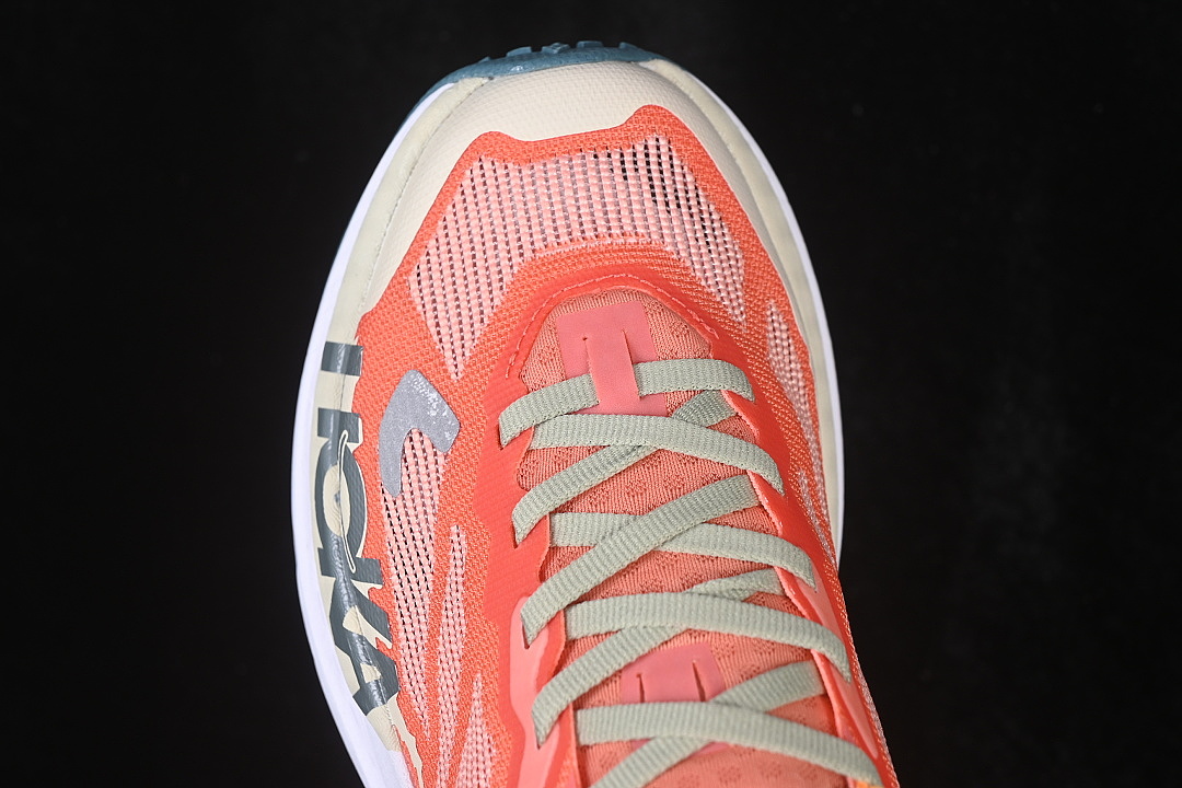 Hoka [1162010 FPR]-[LIGHTWEIGHT MOUNTAIN RUNNING SHOES RED/ORANGE/WHITE]-[WOMAN:36-39]-[MAN:40-45] - Image 9