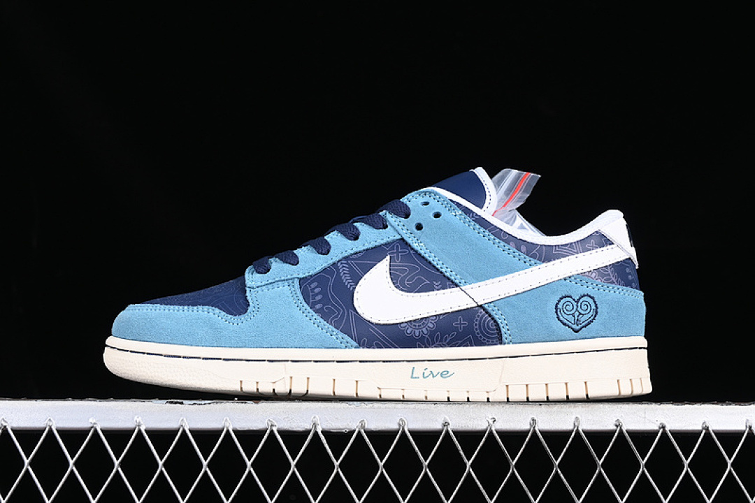 Nike DUNK LOW PREMIUM DB MIDNIGHT NAVY/SPLASH-S CRYSTAL · 318306-441, photo 1