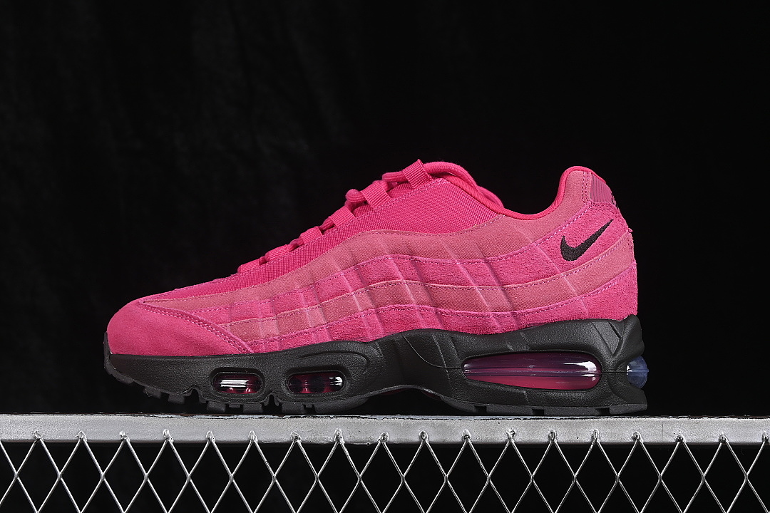 Unbranded [II7632-600]-[AIR MAX 95 AIR CUSHIONED RUNNING SHOES DARK PINK/BLACK]-[MAN:40-47.5], photo 1