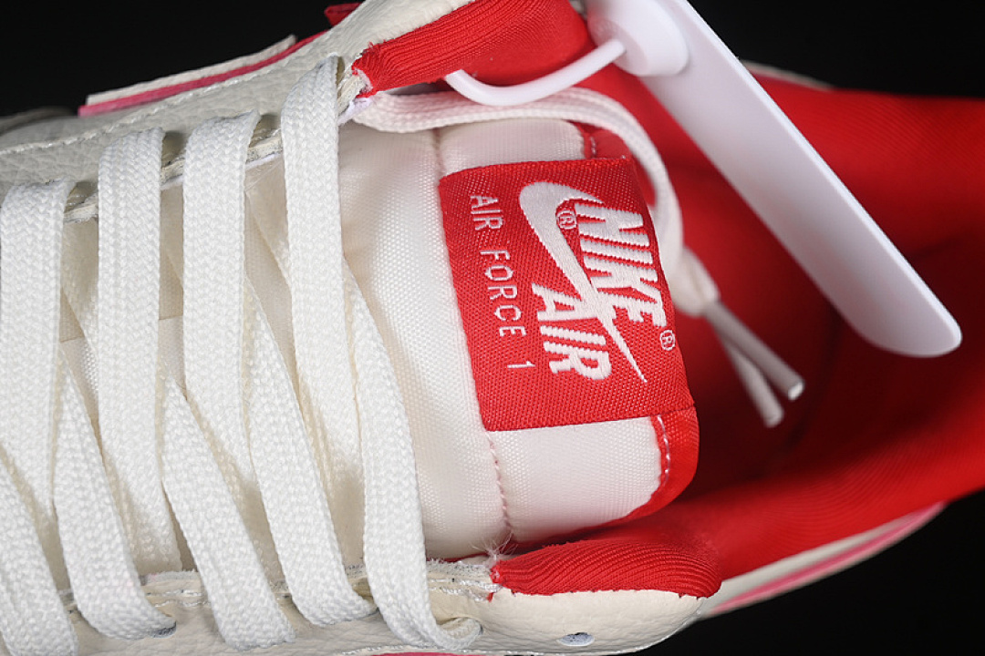 Nike [KK1988-059]-[AIR FORCE 1 07 LOW WHITE/RED]-[WOMAN:36-39]-[MAN:40-45] - Image 9