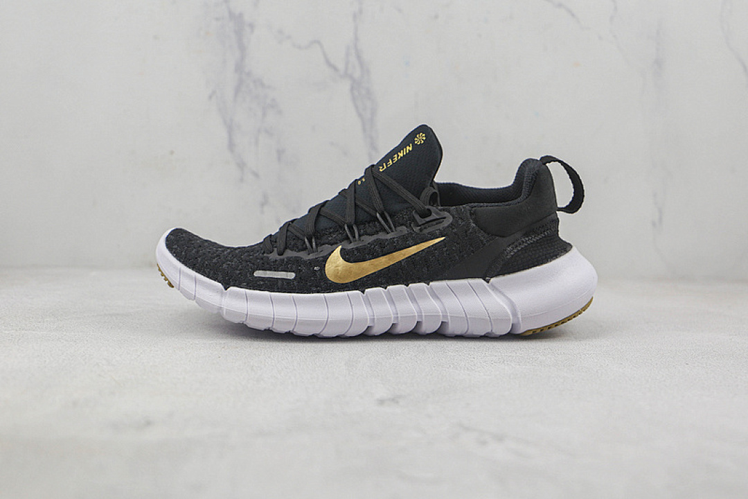 Unbranded [CZ1891-005]-[FREE RUN 5.0 NEXT NATURE DARK SMOKE GREY/BLACK/METALLIC GOLD COIN]-[UNISEX:36-45], photo 1