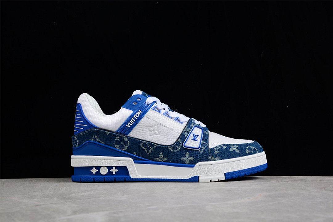 Louis Vuitton [L*V TRAINER SNEAKERS DARK BLUE/WHITE/DARK BLUE]-[MAN:38-45] - Image 17