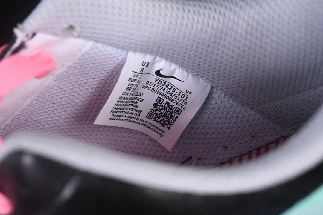 Nike [YD2425-011]-[AIR FORCE 1 07 LOW ELECTRIC SPIDER SHADOW PINK/BLACK]-[WOMAN:36-39]-[MAN:40-45] - Image 5