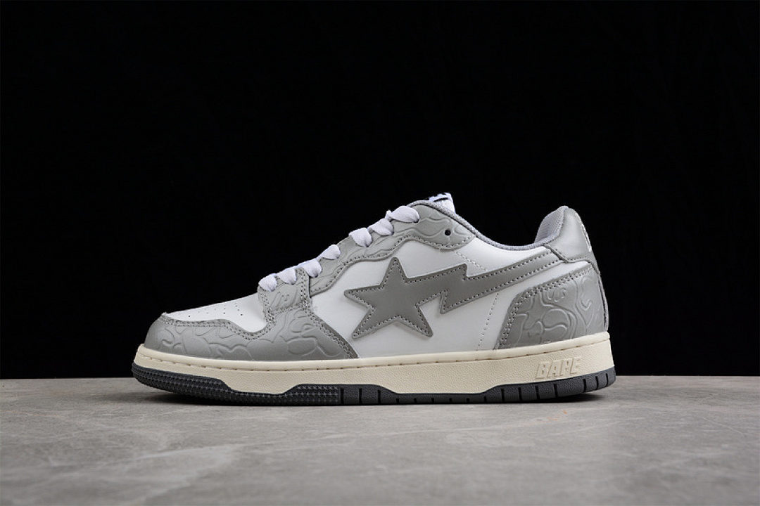 Bape [BAPE SK8 STA TO NIGO LIGHT GREY/LIGHT GREY/WHITE]-[WOMAN:36-39]-[MAN:40-45], photo 1