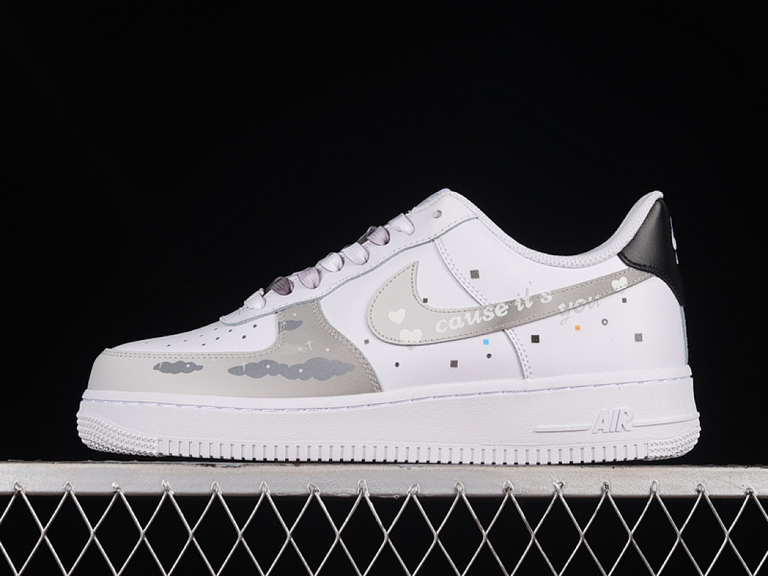Nike [CW2288-312]-[AIR FORCE 1 LOW 07 WHITE/LIGHT GREY/BLACK]-[WOMAN:36-39]-[MAN:40-45], photo 1