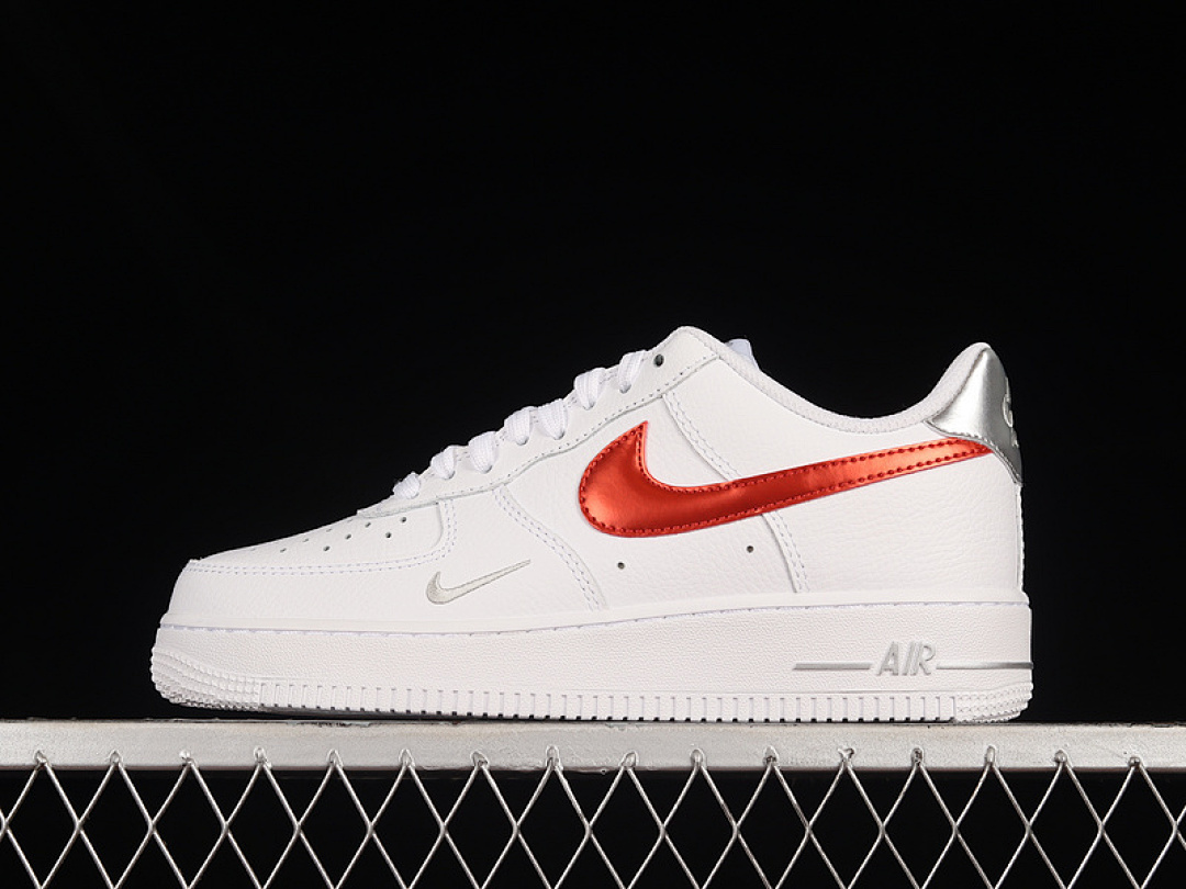 Nike [FD0654-100]-[AIR FORCE 1 LOW 07 WHITE/PICANTE RED-WOLF GREY]-[WOMAN:36-39]-[MAN:40-45], photo 1