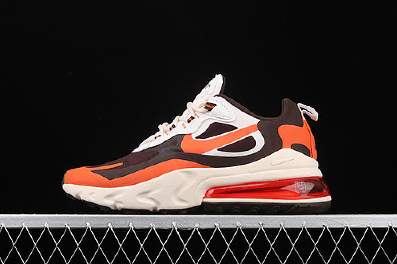 Nike AIR MAX 270 REACT WHITE/ORANGE/BLACK · CT2864-300, photo 1