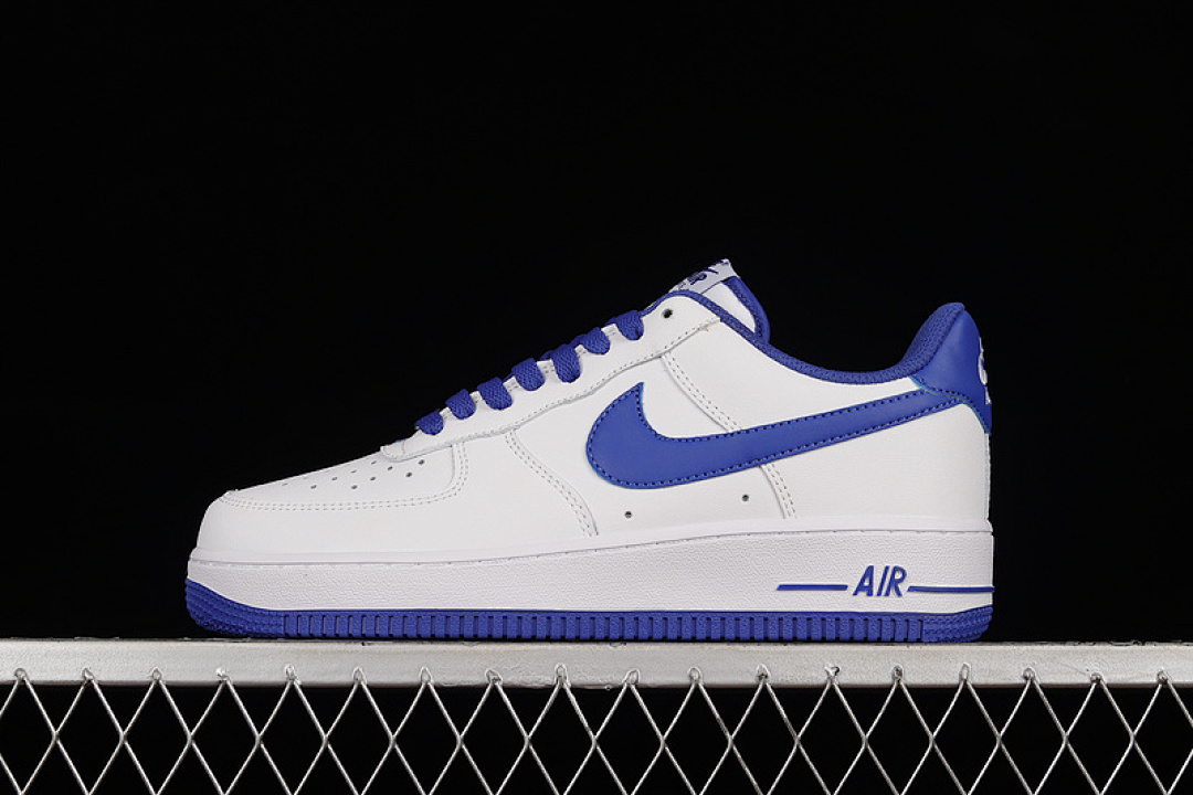 Nike [DH7561-104]-[AIR FORCE 1 LOW 07 WHITE/WHITE/MEDIUM BLUE]-[WOMAN:36-39]-[MAN:40-45], photo 1