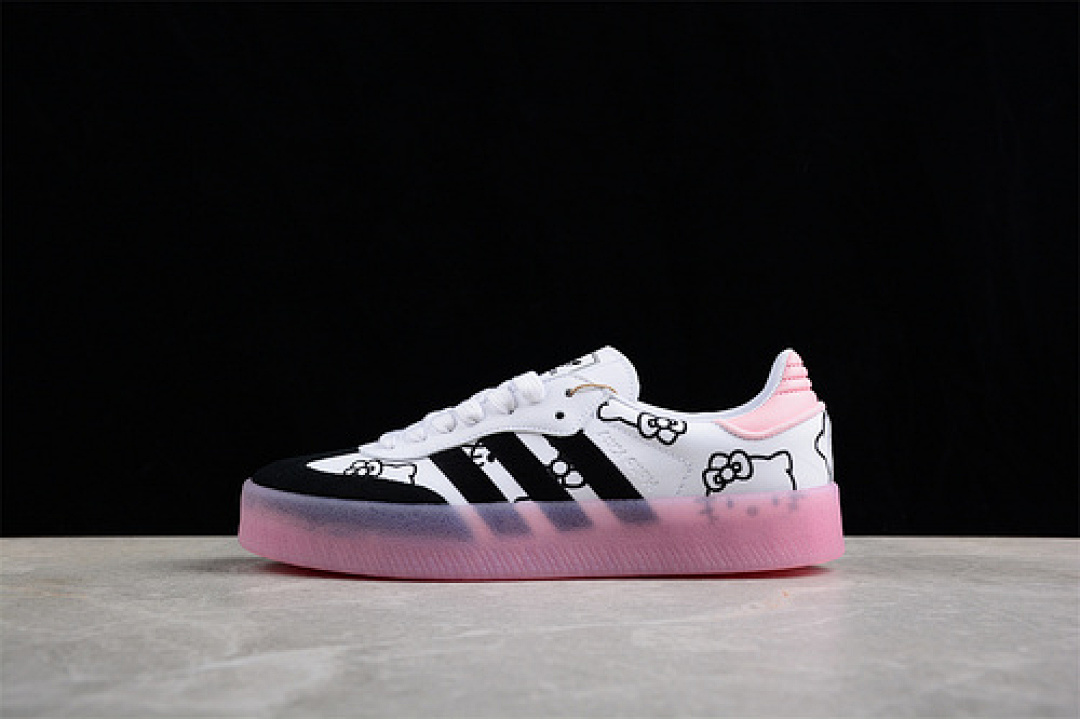 Adidas Adidas SAMBA VEGAN WHITE/BLACK/PINK · ID8168, photo 1