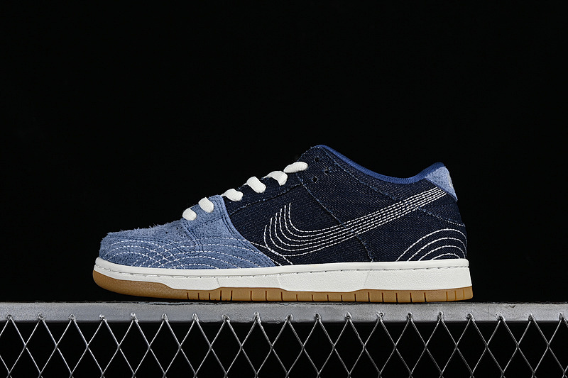 Nike SB DUNK LOW PRO PRM DENIM GUM MYSTIC NAVY/MYSTIC NAVY/GUM LIGHT BROWN · CV0316-400, photo 1
