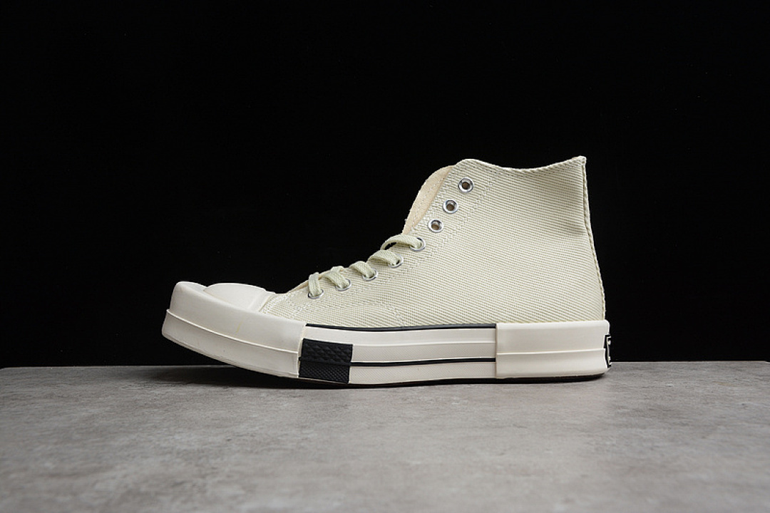 Converse Converse RICK OWENS X DRKSHDW DRKSTAR CHUCK TAYLOR 70 HIGH LILY WHITE/EGRET/BLACK · 172346C, photo 1