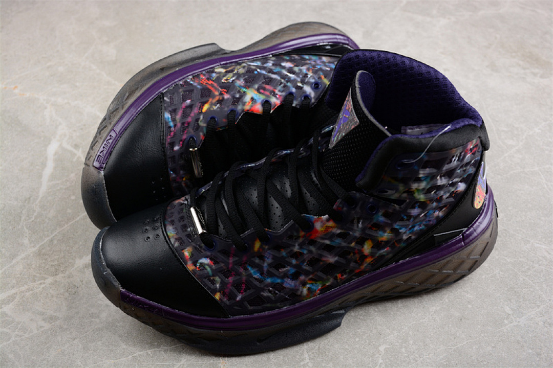 Nike [640551-005]-[ZOOM KOBE 3 BLACK/MULTI-COLOR-IMPERIAL PURPLE-KUMQUAT]-[MAN:40-46] - Image 10