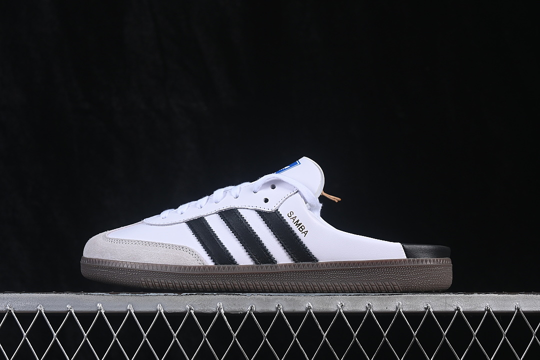 Adidas Adidas SAMBA OG CLOVER CASUAL HALF DRAG WHITE/BLACK/GREY · LB3814, photo 1