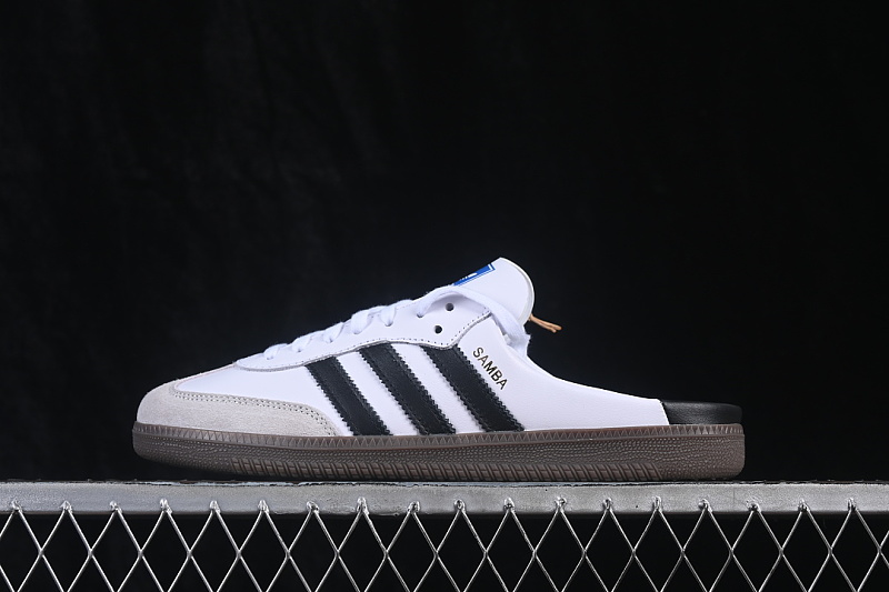 Adidas Adidas SAMBA OG CLOVER CASUAL HALF DRAG WHITE/BLACK/GREY · LB3814, photo 1