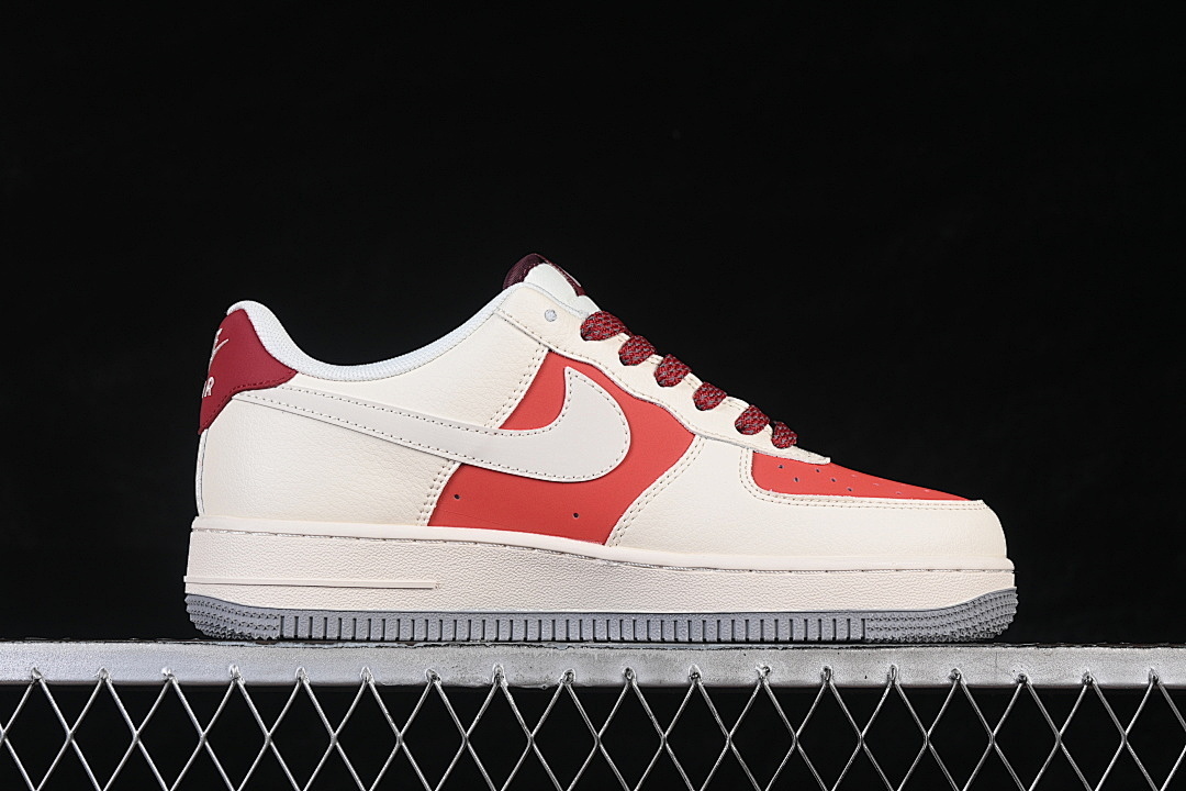 Nike [JP2026-151]-[AIR FORCE 1 07 LOW WHITE/RED/GOLD/GREY]-[WOMAN:36-39]-[MAN:40-45] - Image 16